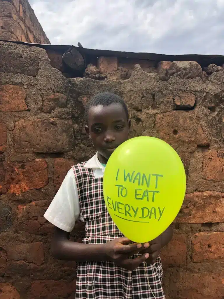 Naomi Atieno student in shining star center of orphans