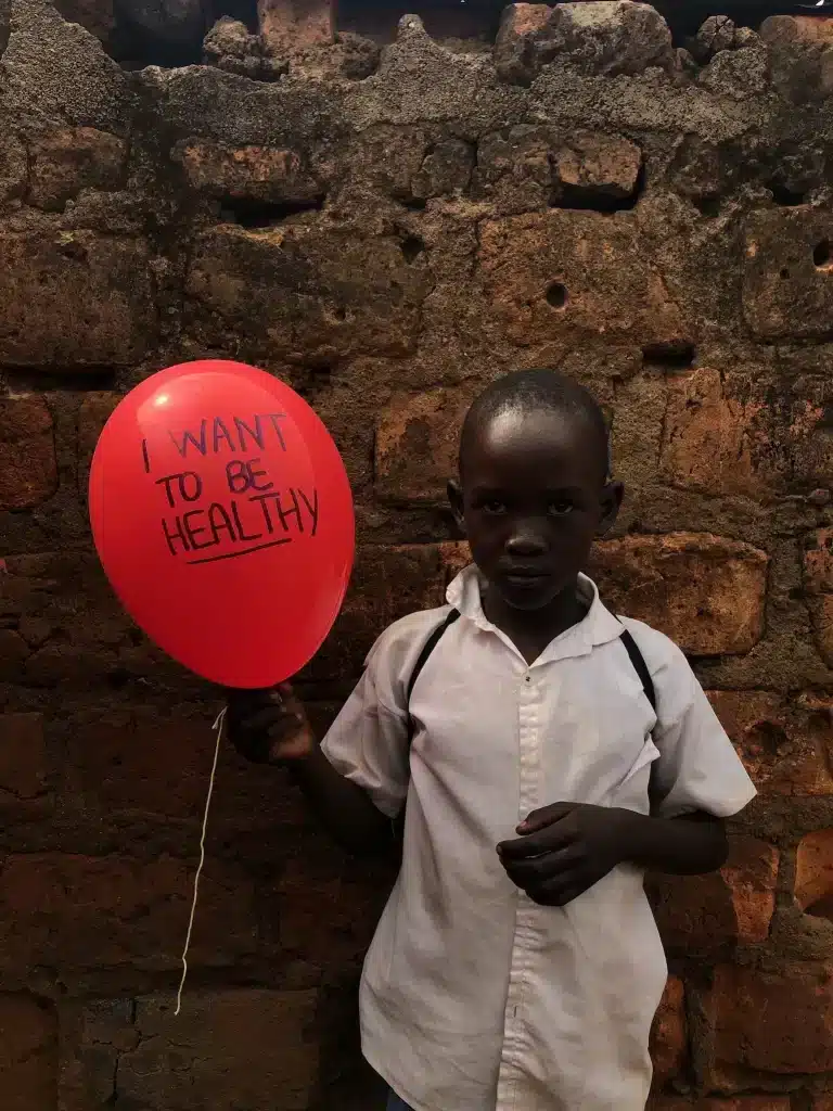 Trevance Rochieng student in shining star center of orphans
